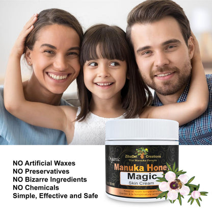 Organic MANUKA HONEY MAGIC Skin Cream for Sensitive Dry Skin