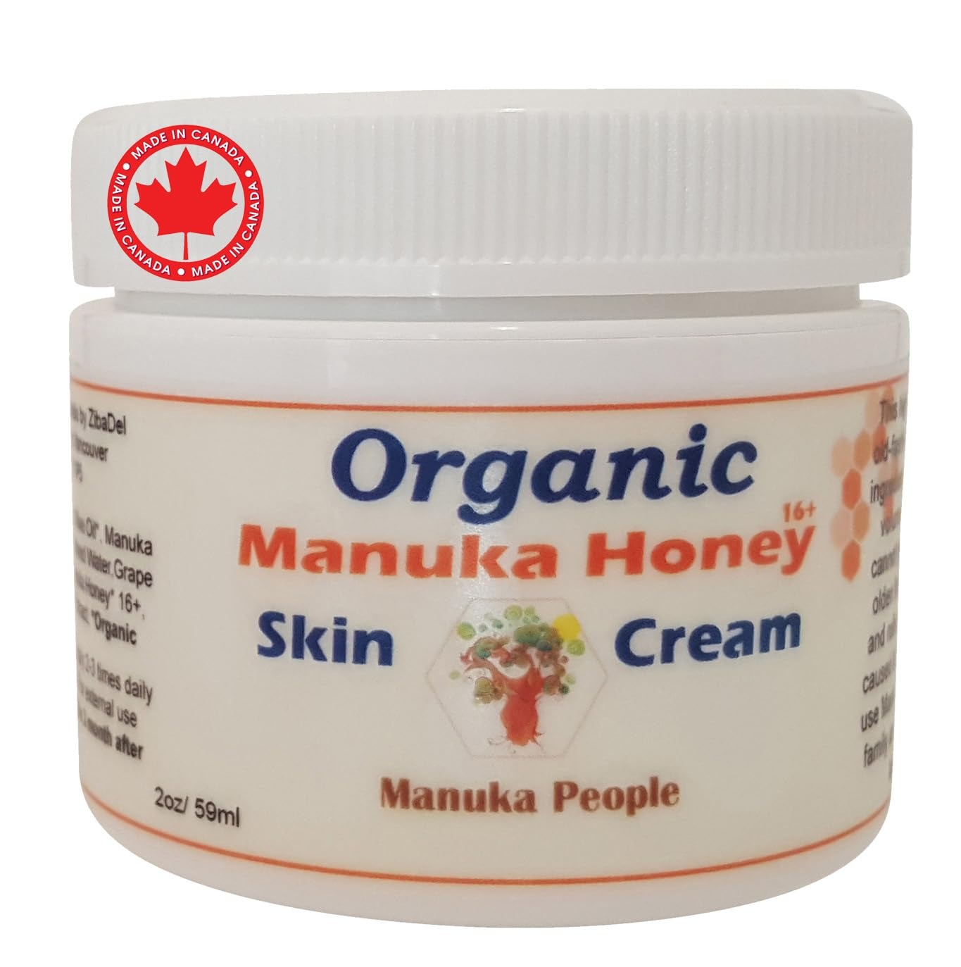 Raw Manuka Honey 16+ Skin Cream For Sensitive Dry Skin